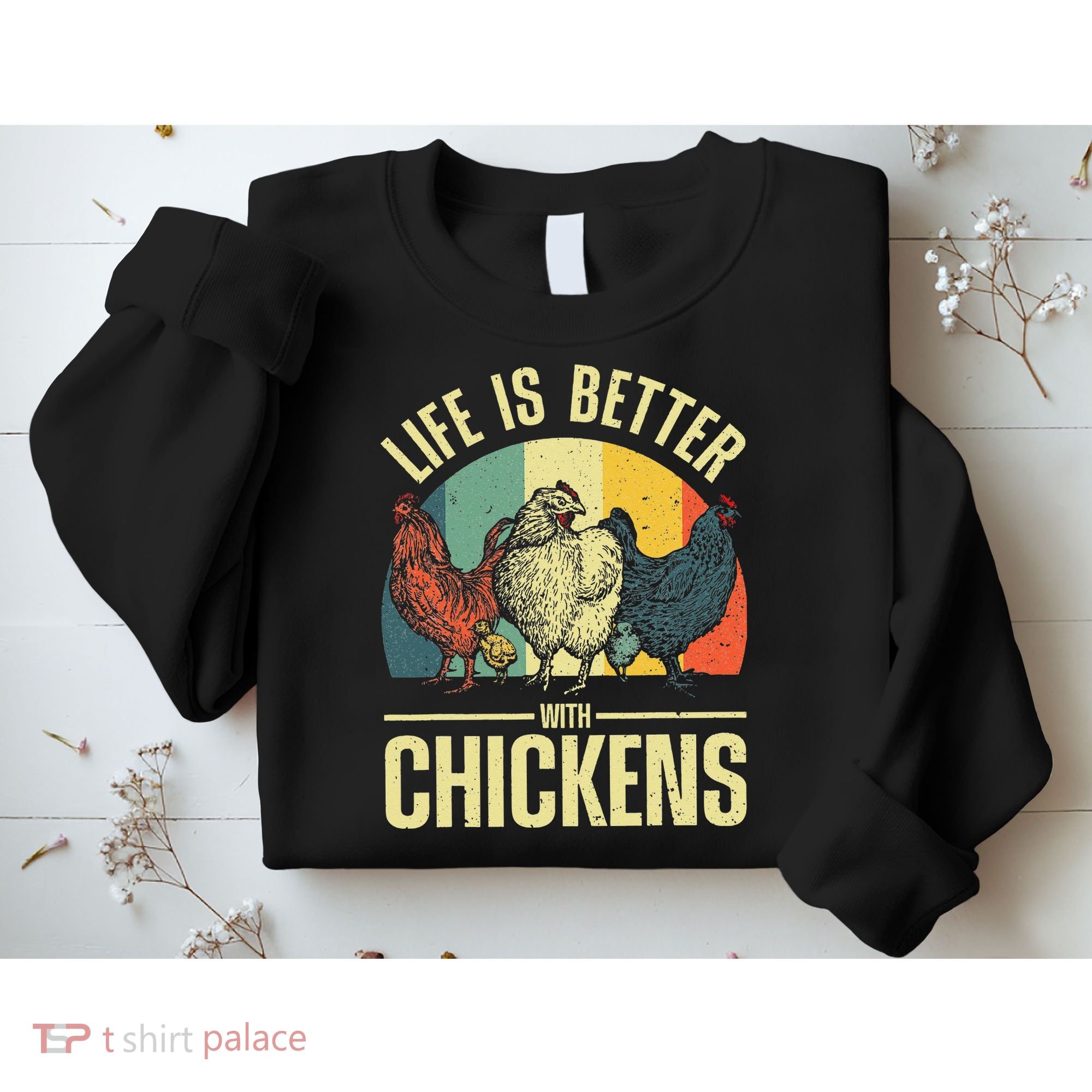 Cute Chicken For Wo Chicken Farmer Whisperer Lovers Sweatshirt