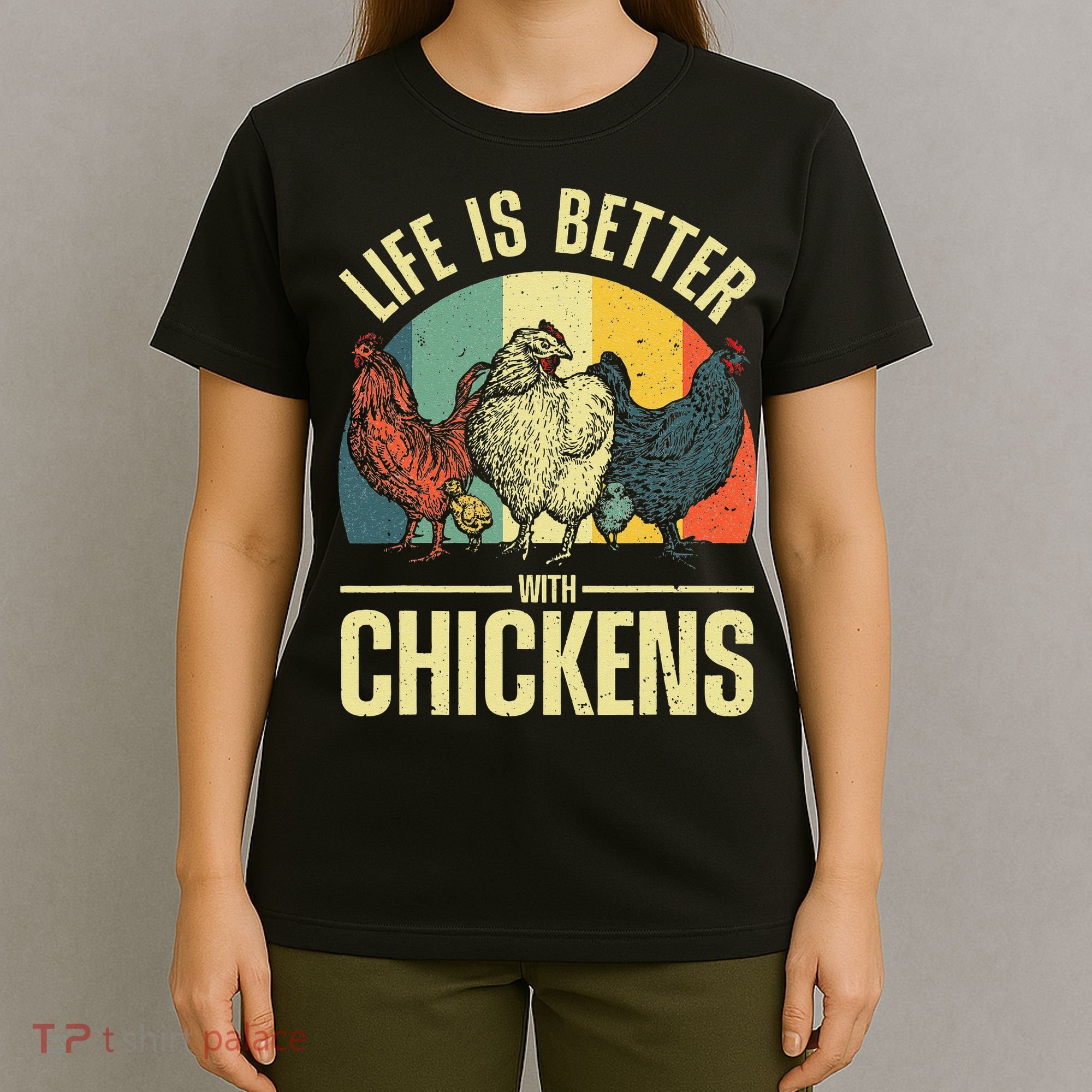 Cute Chicken For Wo Chicken Farmer Whisperer Lovers T-Shirt
