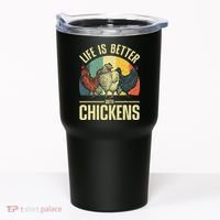 Cute Chicken For Wo Chicken Farmer Whisperer Lovers Tumbler thumb 0