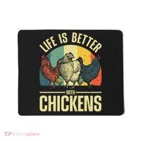 Cute Chicken For Wo Chicken Farmer Whisperer Lovers Mousepad thumb 0