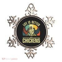 Cute Chicken For Wo Chicken Farmer Whisperer Lovers Ornament thumb 0