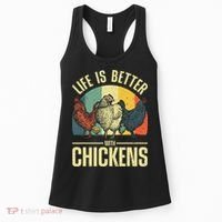 Cute Chicken For Wo Chicken Farmer Whisperer Lovers Women's Tank Top thumb 0
