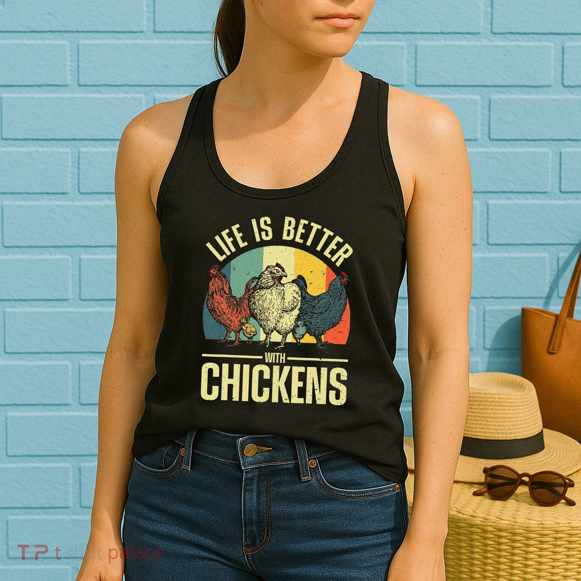 Cute Chicken For Wo Chicken Farmer Whisperer Lovers Women's Tank Top