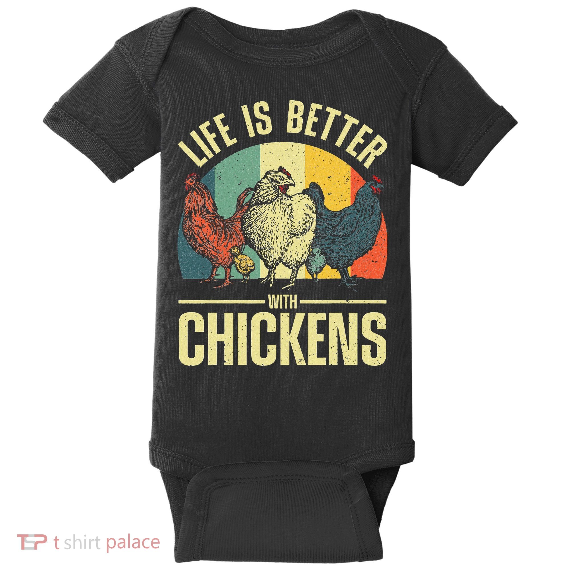 Cute Chicken For Wo Chicken Farmer Whisperer Lovers Baby Bodysuit