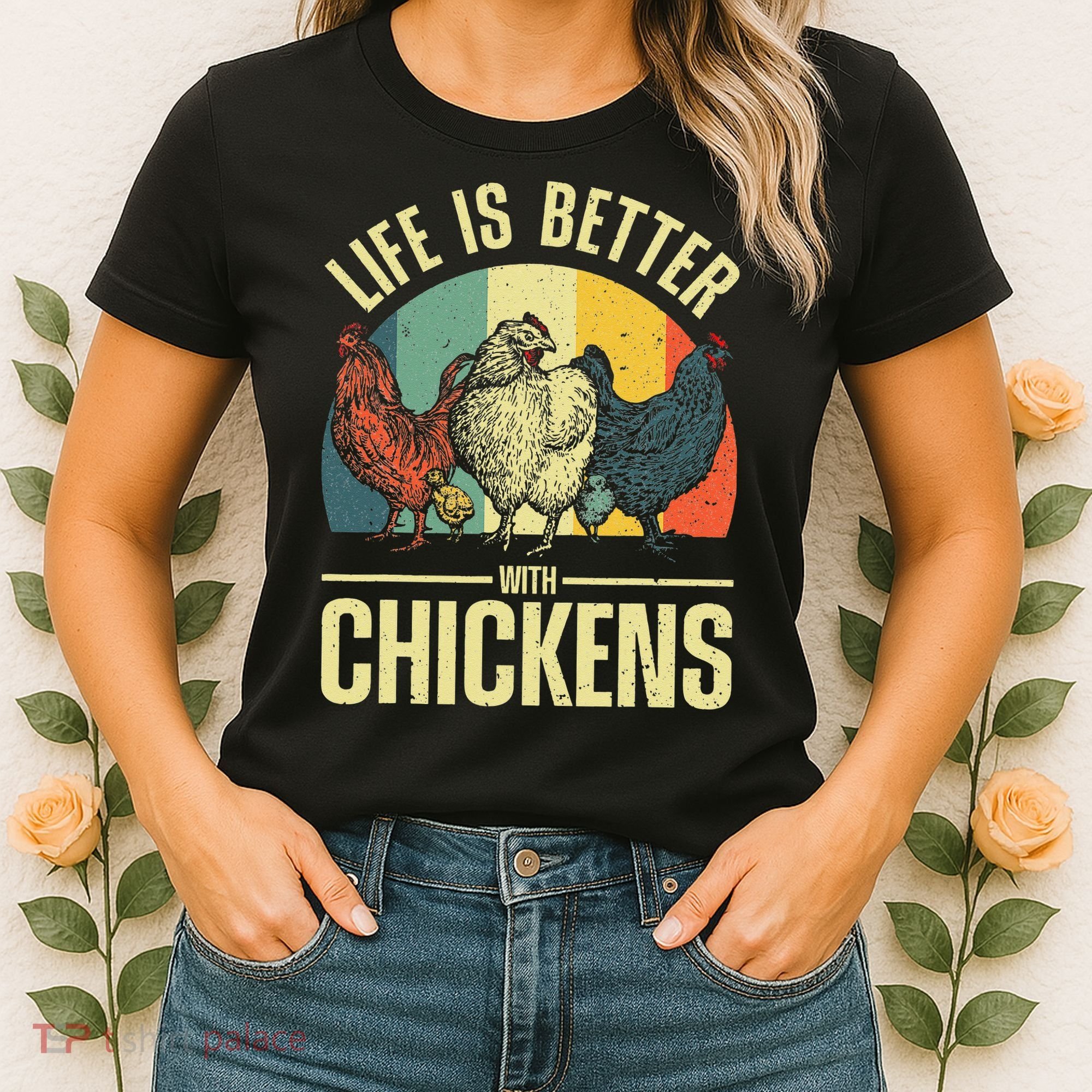 Cute Chicken For Wo Chicken Farmer Whisperer Lovers Women's T-Shirt
