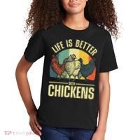Cute Chicken For Wo Chicken Farmer Whisperer Lovers Kids T-Shirt thumb 2