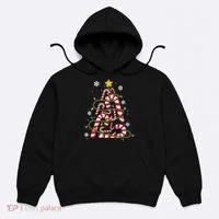 Candy Cane For Family Christmas Tree Lights Hoodie thumb 0