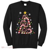 Candy Cane For Family Christmas Tree Lights Sweatshirt thumb 0