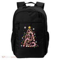 Candy Cane For Family Christmas Tree Lights Backpack thumb 0