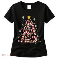 Candy Cane For Family Christmas Tree Lights Women's T-Shirt thumb 0