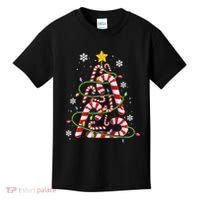Candy Cane For Family Christmas Tree Lights Kids T-Shirt thumb 0