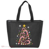 Candy Cane For Family Christmas Tree Lights Tote Bag thumb 0