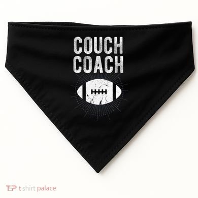 Couch Coach Football USA-Made Doggie Bandana