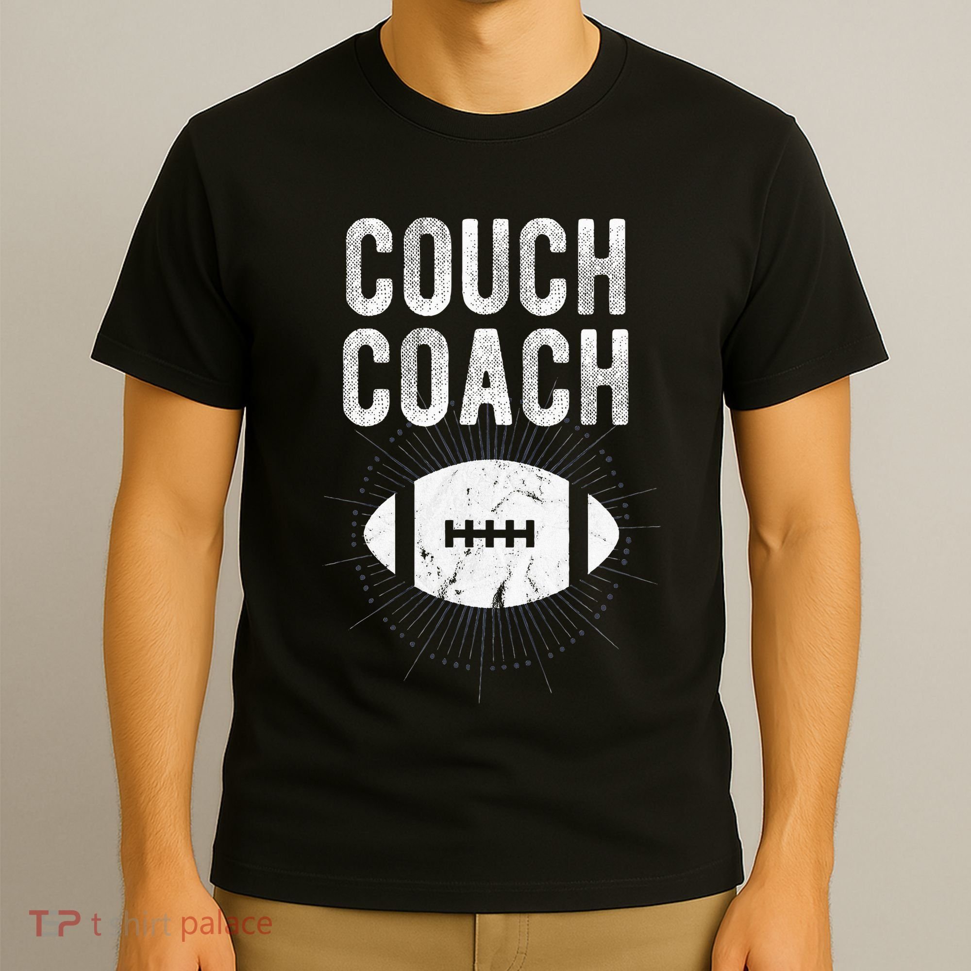 Couch Coach Football T-Shirt