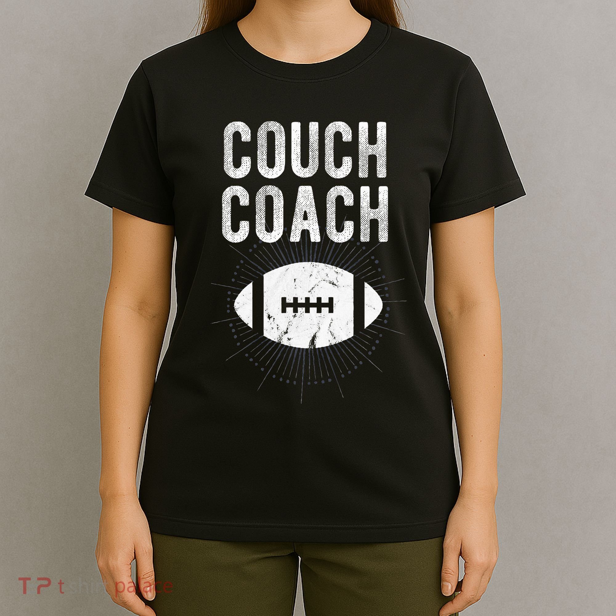 Couch Coach Football T-Shirt