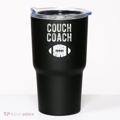 Couch Coach Football Tumbler