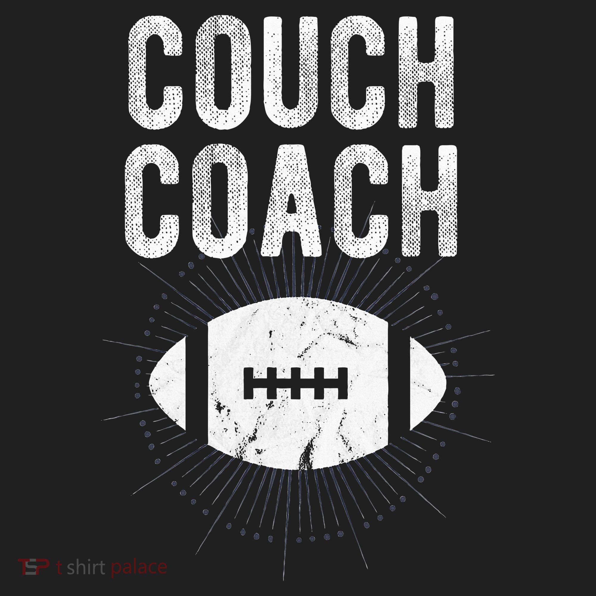 Couch Coach Football Golf Towel