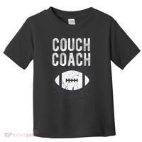 Couch Coach Football Toddler T-Shirt thumb 0