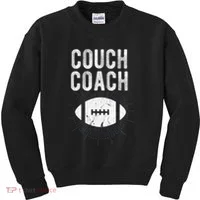 Couch Coach Football Kids Sweatshirt thumb 0