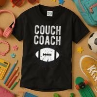 Couch Coach Football Kids T-Shirt thumb 3