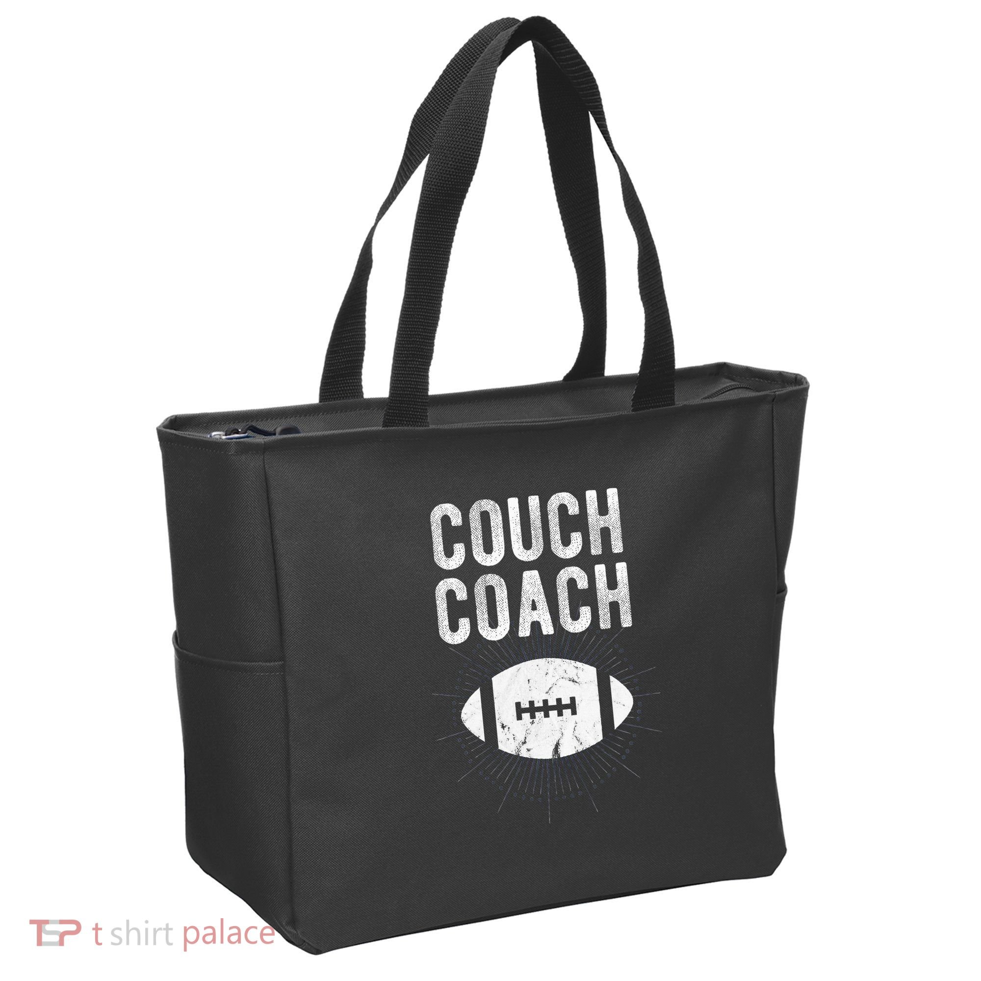 Couch Coach Football Tote Bag