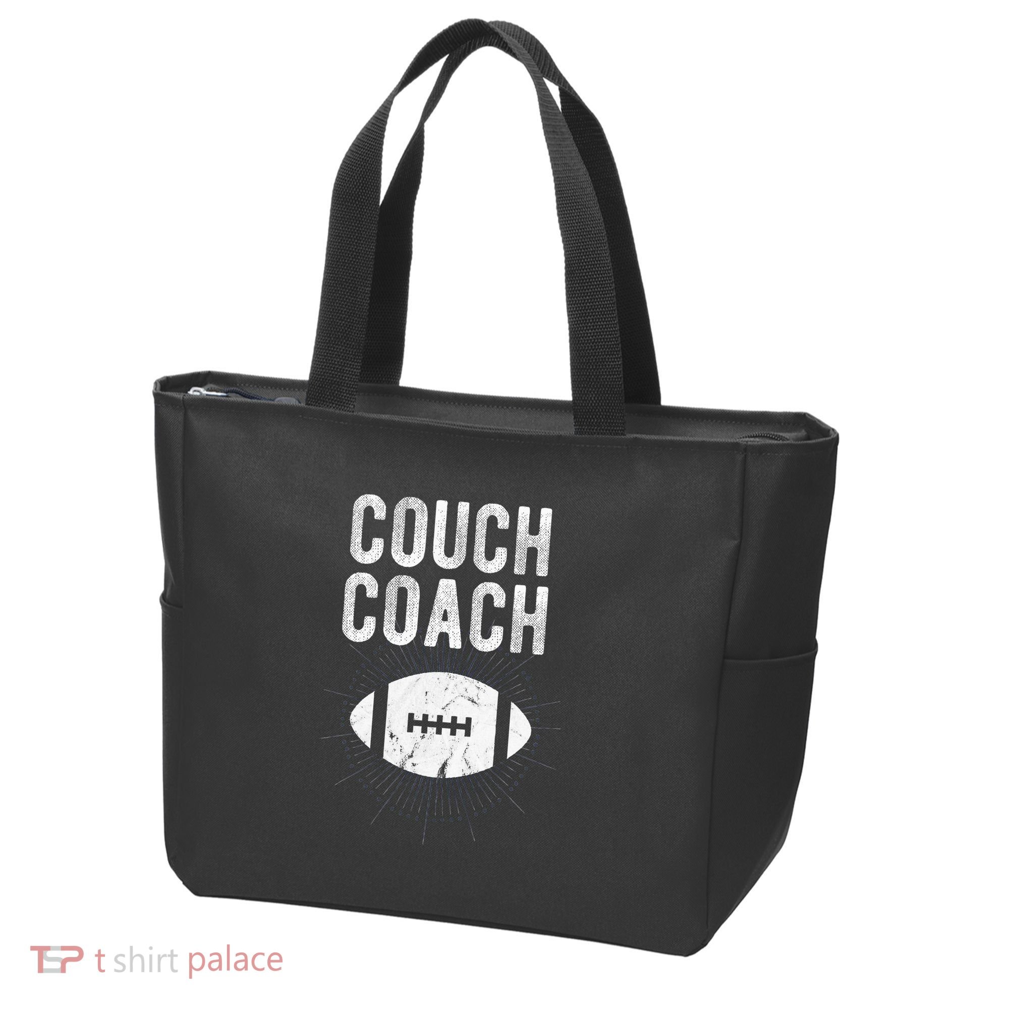 Couch Coach Football Tote Bag