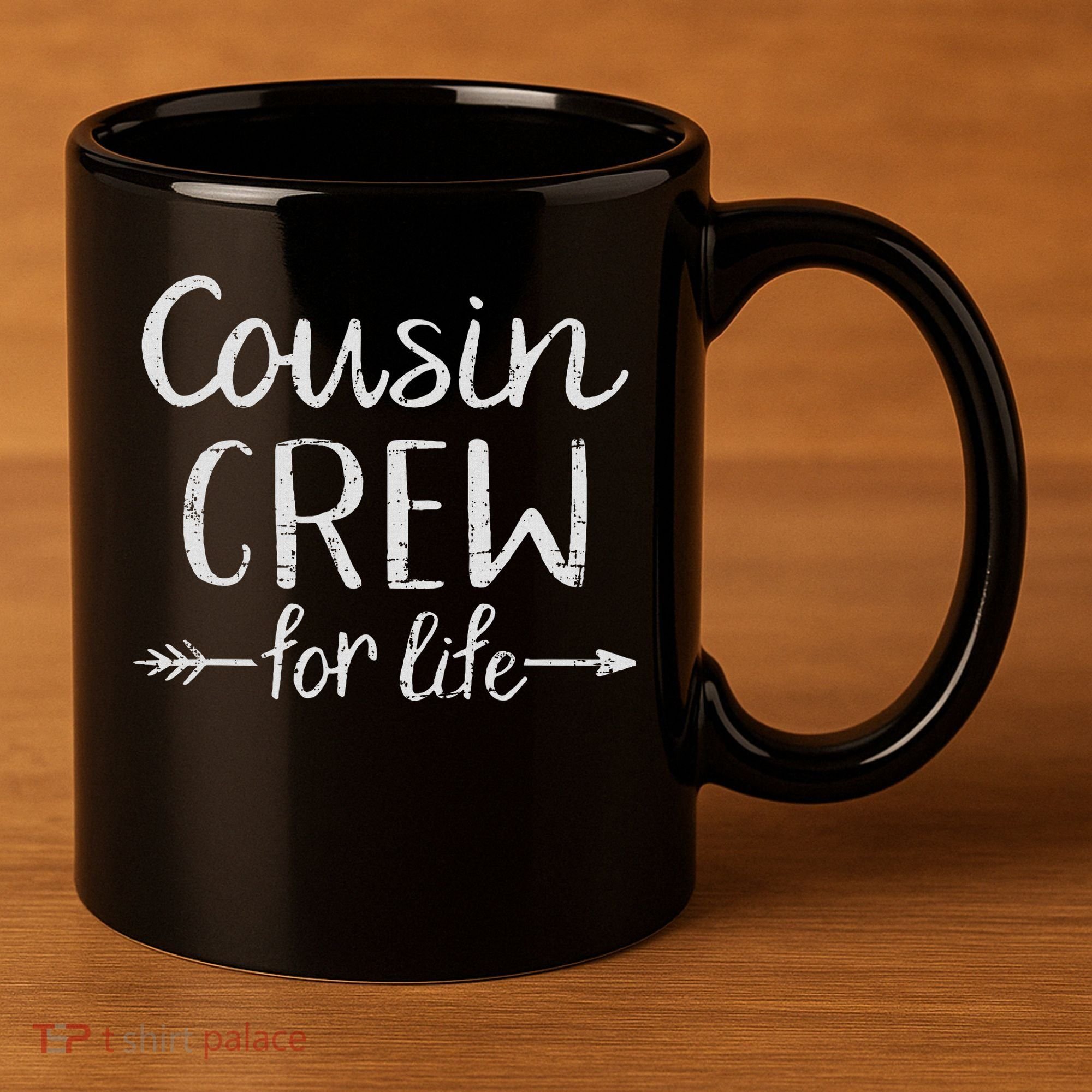 Cousin Crew For Life 11oz C Handle Ceramic Mug
