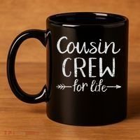 Cousin Crew For Life 11oz C Handle Ceramic Mug thumb 4