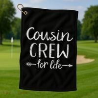 Cousin Crew For Life Golf Towel thumb 1