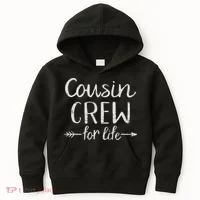 Cousin Crew For Life Kids Hoodie thumb 0