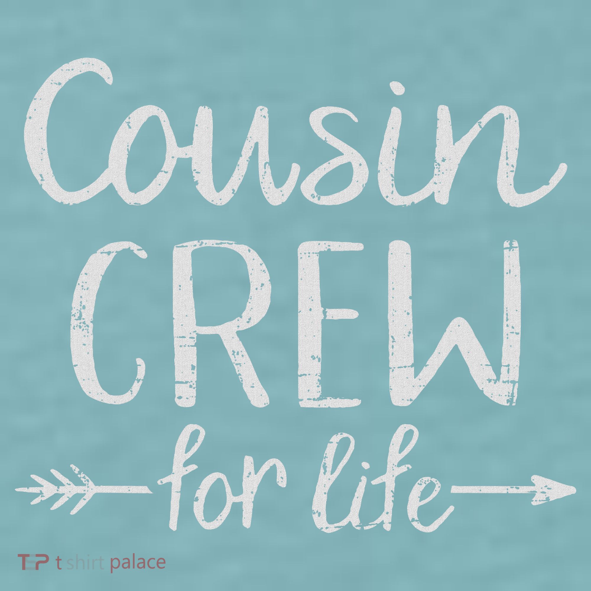 Cousin Crew For Life Sueded Cloud Jersey T-Shirt