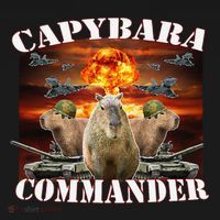 Capybara Commander Funny Capybara Warrior Pajama Set thumb 2