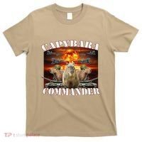 Capybara Commander Funny Capybara Warrior T-Shirt thumb 0