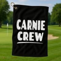 Carnie Crew Fun Circus Or Fair Employee Golf Towel thumb 1