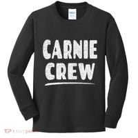 Carnie Crew Fun Circus Or Fair Employee Kids Long Sleeve Shirt thumb 0