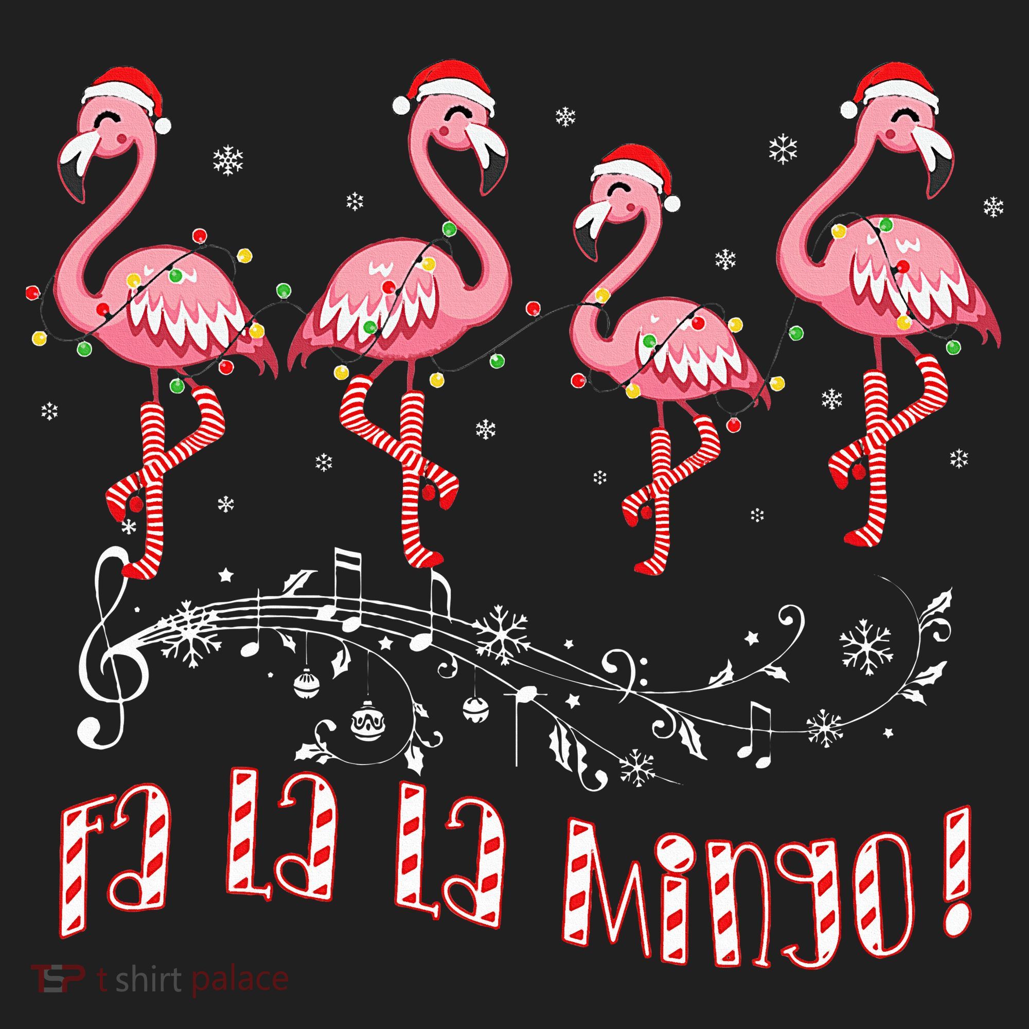 Candy Cane Flamingoes Fa La La Mingo Flamingo Christmas Tumbler