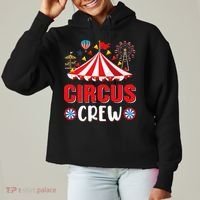 Circus Crew Funny Circus Staff Costume Circus Ladies Heavyweight Boxy Pullover Hoodie thumb 0