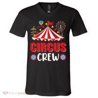 Circus Crew Funny Circus Staff Costume Circus V-Neck T-Shirt thumb 0