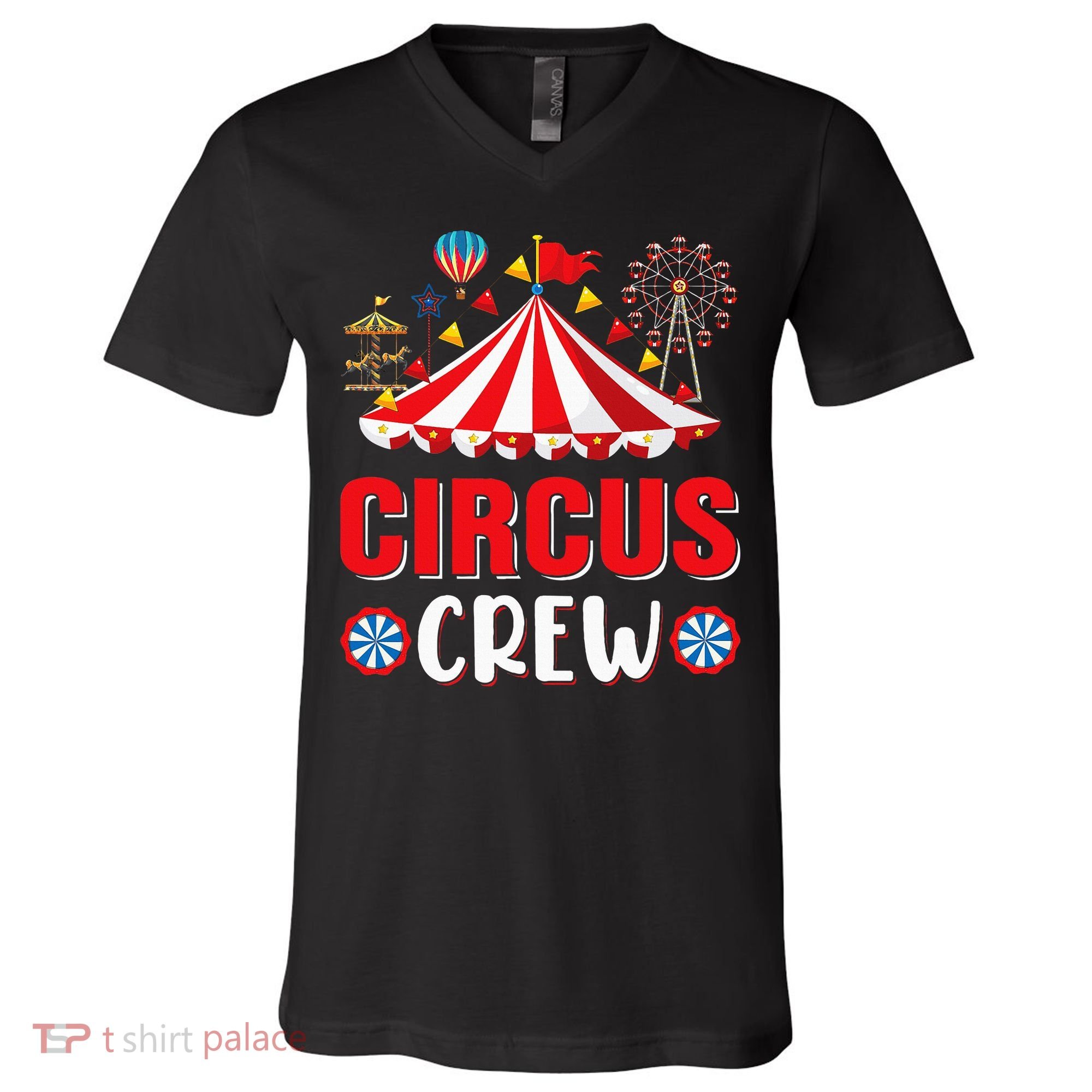 Circus Crew Funny Circus Staff Costume Circus V-Neck T-Shirt