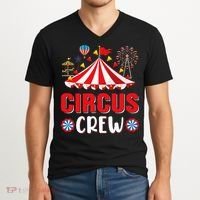 Circus Crew Funny Circus Staff Costume Circus V-Neck T-Shirt thumb 2