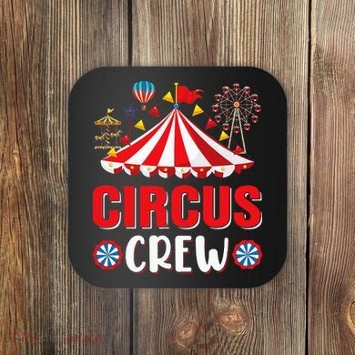 Circus Crew Funny Circus Staff Costume Circus Coaster