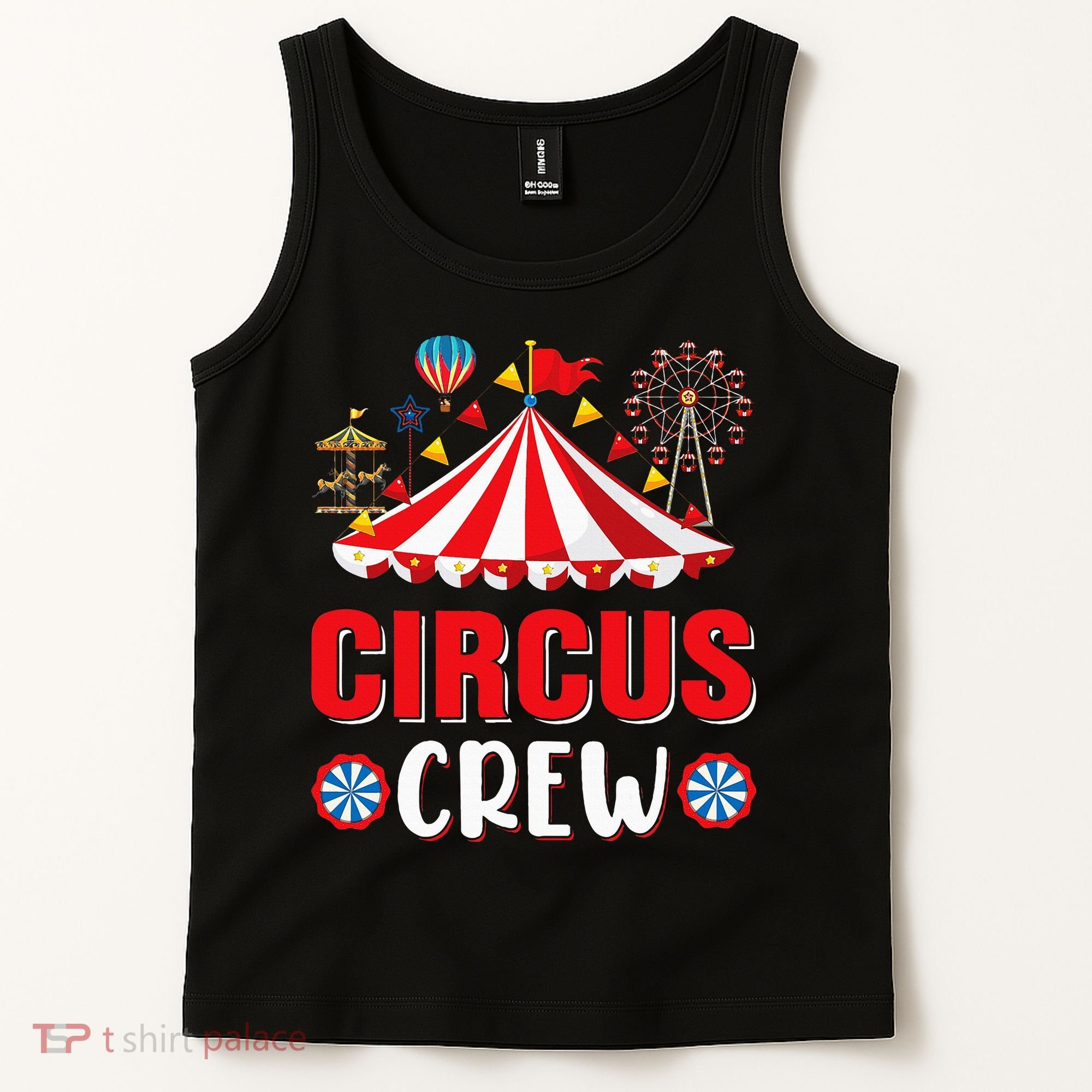 Circus Crew Funny Circus Staff Costume Circus Tank Top