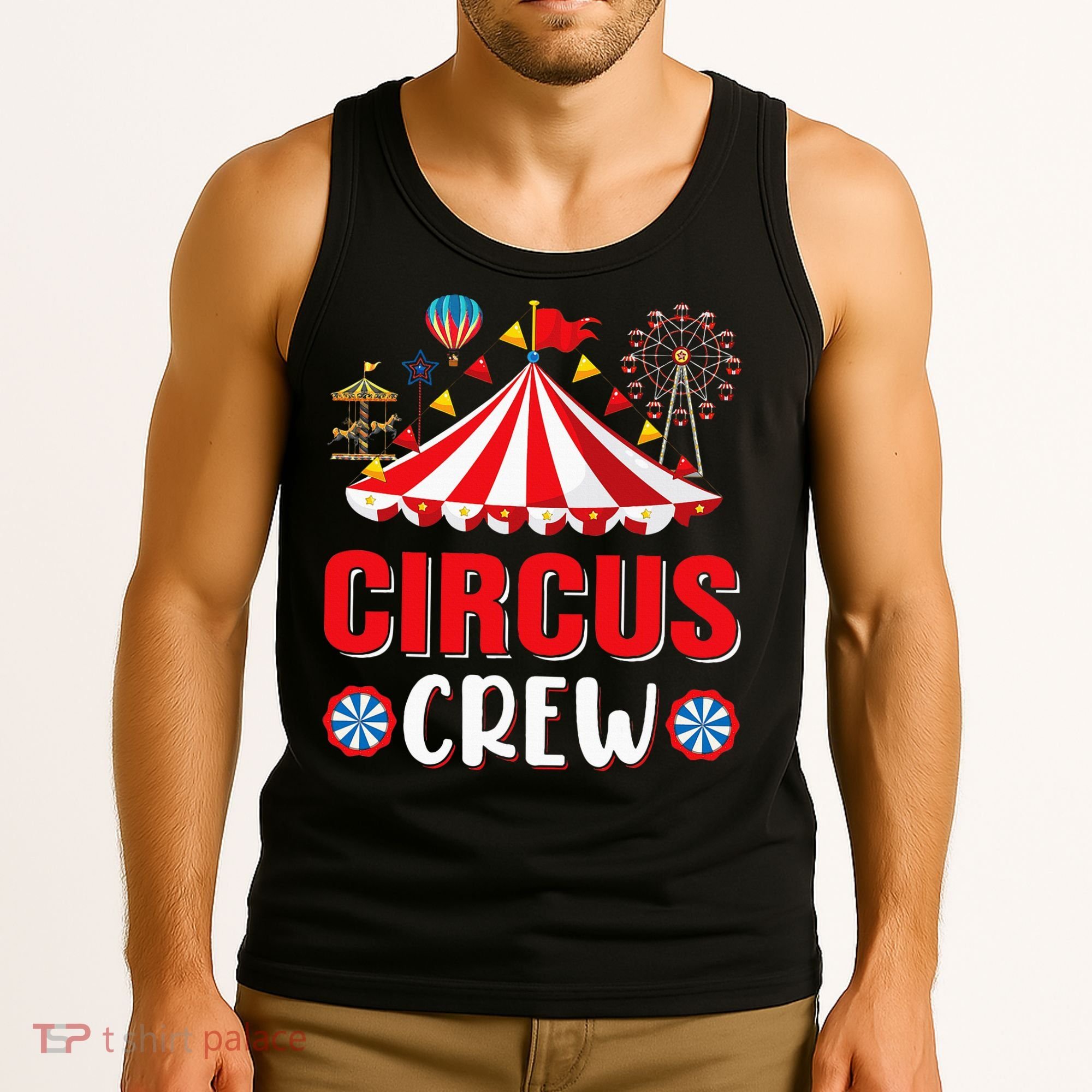 Circus Crew Funny Circus Staff Costume Circus Tank Top