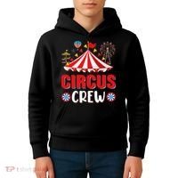 Circus Crew Funny Circus Staff Costume Circus Kids Hoodie thumb 4