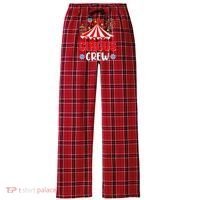 Circus Crew Funny Circus Staff Costume Circus Women's Flannel Plaid Pajama Pants thumb 0