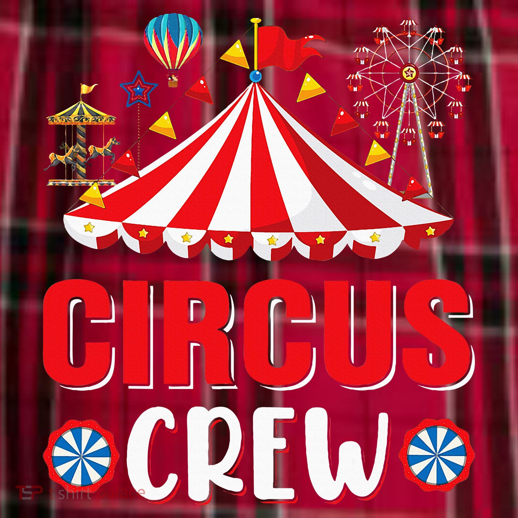 Circus Crew Funny Circus Staff Costume Circus Women's Flannel Plaid Pajama Pants