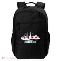 Chicago City Flag Downtown Skyline Chicago Skyline Backpack thumb 0