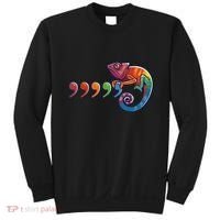 Comma Chameleon Funny 80S Throwback The Original Sweatshirt thumb 0