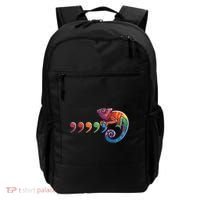 Comma Chameleon Funny 80S Throwback The Original Backpack thumb 0