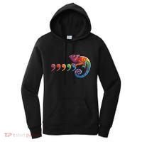 Comma Chameleon Funny 80S Throwback The Original Women's Hoodie thumb 0